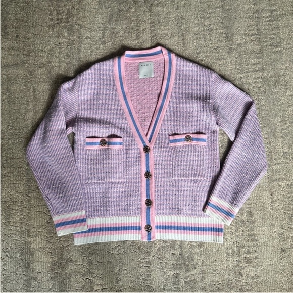 Sandro Lilac and Pink Blazer - Picture 5 of 5